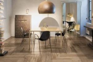 Lighting Impacts Brown Floors